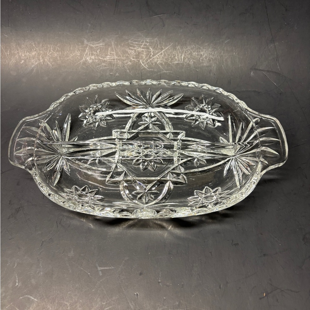 Anchor Hocking Clear Glass Serving Platter